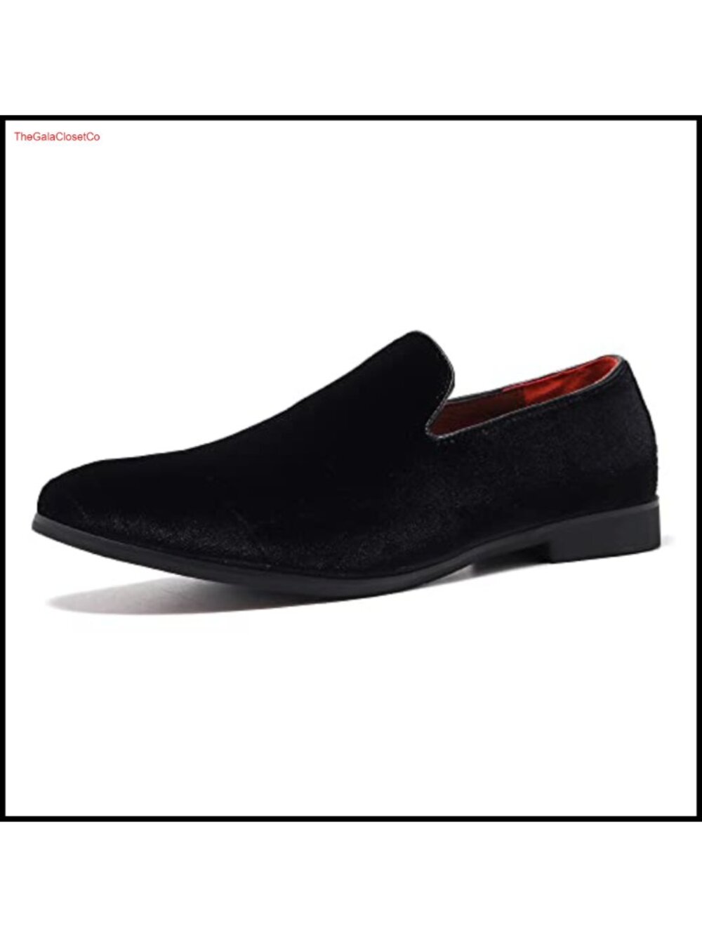 Men's Velvet Penny Loafer Slip-On Dress Shoes Pointed Toe Formal Wedding